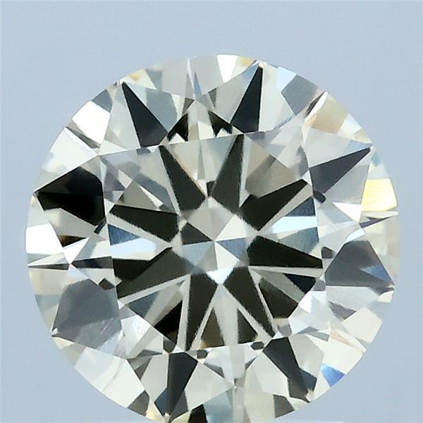 2ct Round LIGHT YELLOW VVS2 Lab Created Diamond