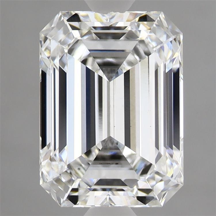 2.84ct Emerald E VS1 Lab Created Diamond
