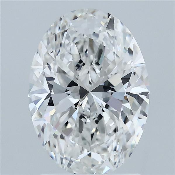 2.01ct Oval F VVS2 Lab Created Diamond