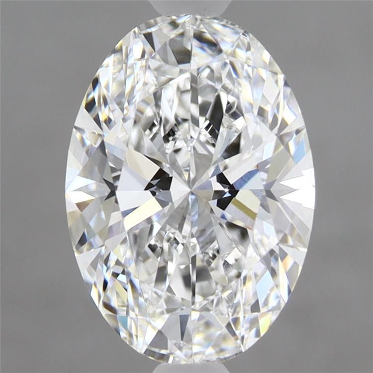 2.1ct Oval D VVS2 Lab Created Diamond