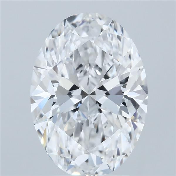 3.21ct Oval D VVS2 Lab Created Diamond