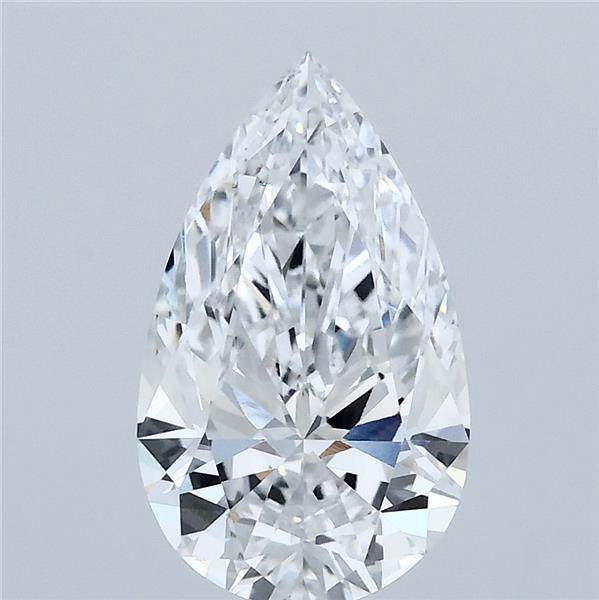 1.92ct Pear D VVS2 Lab Created Diamond