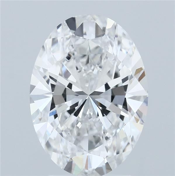 3.01ct Oval E VVS2 Lab Created Diamond