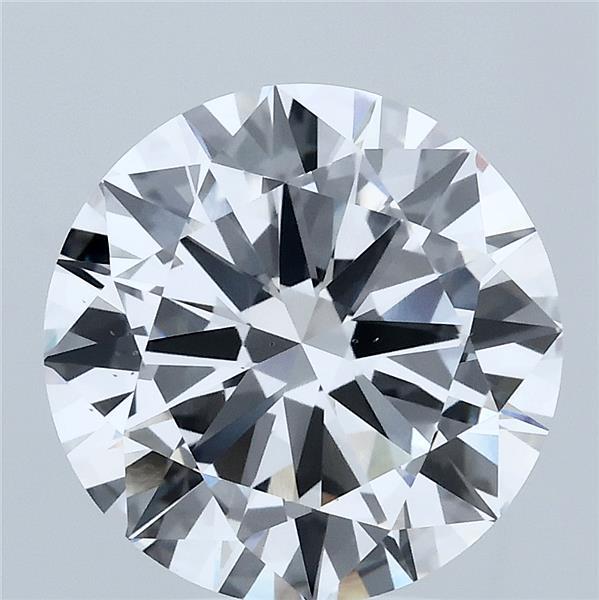 4ct Round D VS2 Lab Created Diamond