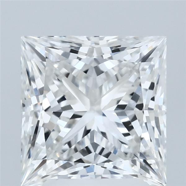 3.04ct Princess E VVS2 Lab Created Diamond