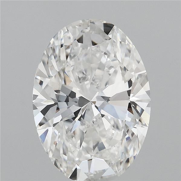4.01ct Oval F VVS2 Lab Created Diamond