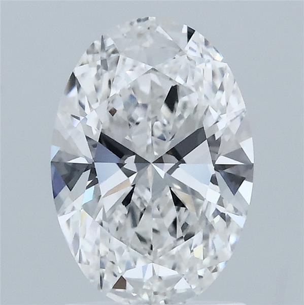 1.58ct Oval E VVS2 Lab Created Diamond