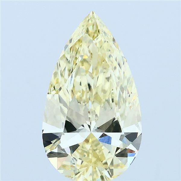 2.03ct Pear FANCY YELLOW VVS2 Lab Created Diamond