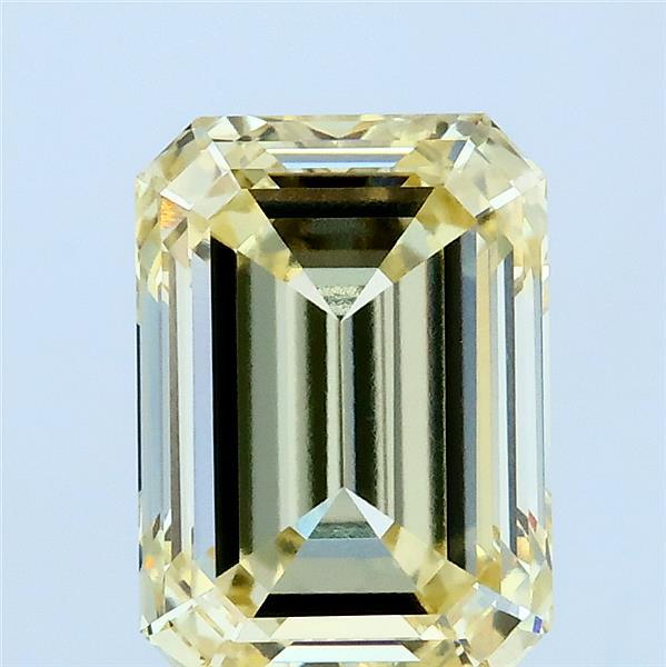3.08ct Emerald FANCY YELLOW VVS1 Lab Created Diamond