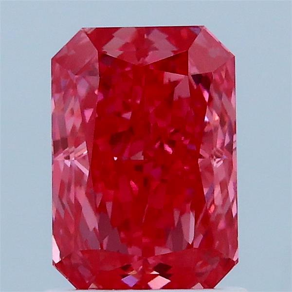 1.55ct Radiant FANCY VIVID PINK VS1 Lab Created Diamond