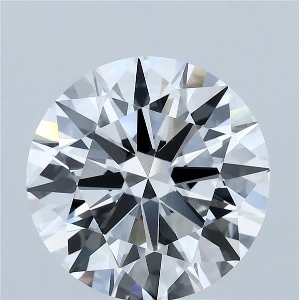 3.78ct Round E VVS2 Lab Created Diamond