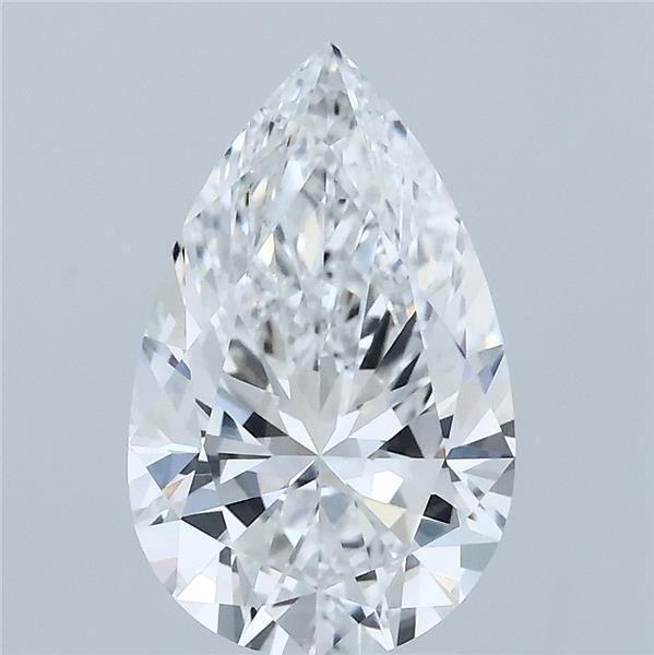 2.28ct Pear E VVS2 Lab Created Diamond