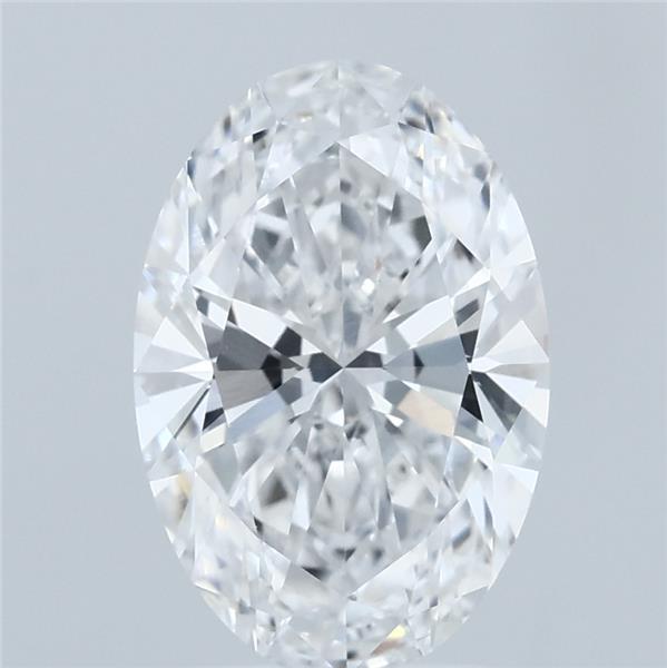 2.32ct Oval D VVS2 Lab Created Diamond