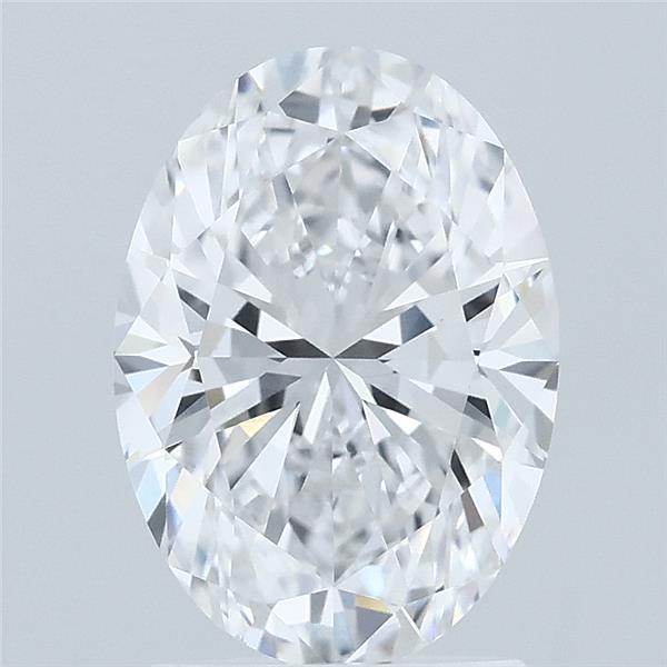 2ct Oval D VVS2 Lab Created Diamond
