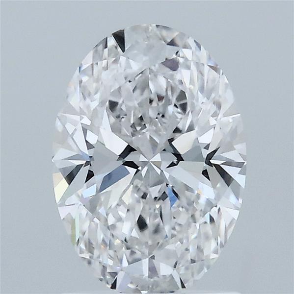 1.41ct Oval D VVS2 Lab Created Diamond