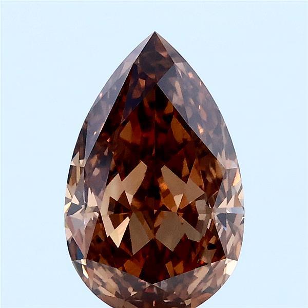 2.09ct Pear FANCY BROWN VVS2 Lab Created Diamond