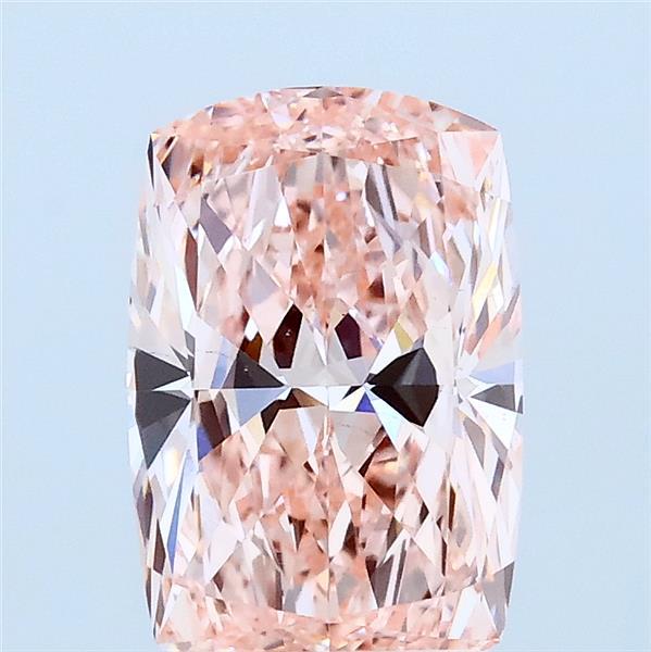 2ct Cushion FANCY INTENSE PINK VS1 Lab Created Diamond