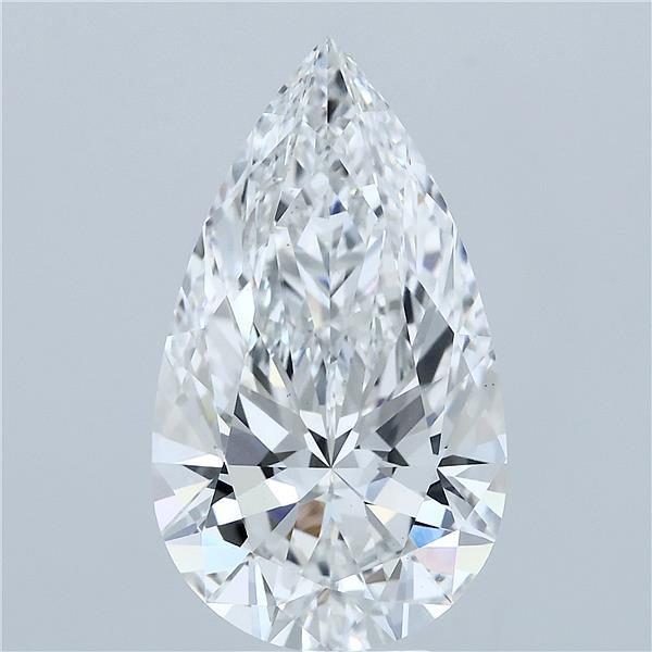 5.51ct Pear E VS1 Lab Created Diamond