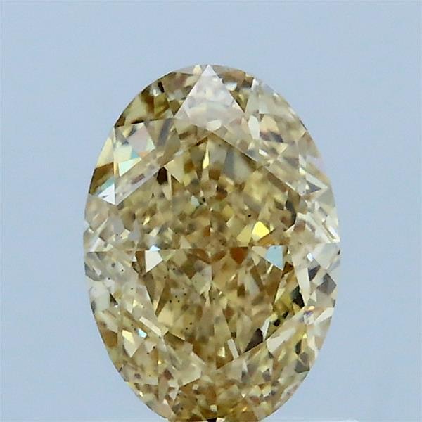 1.03ct Oval FANCY YELLOW VS2 Lab Created Diamond