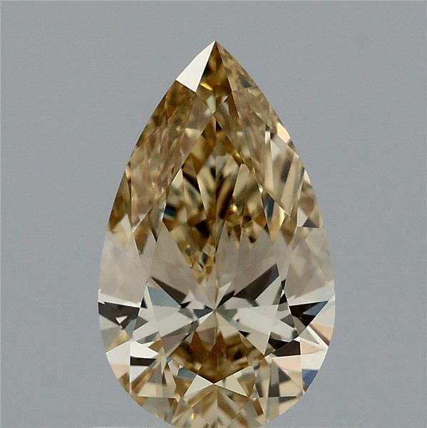 0.97ct Pear FANCY YELLOW VVS2 Lab Created Diamond