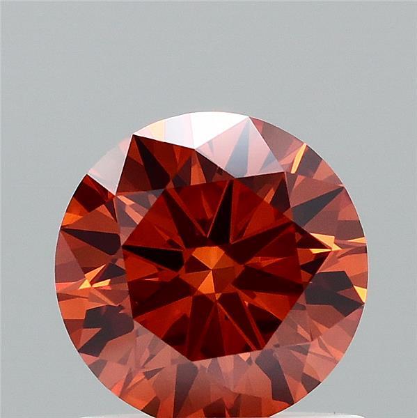 0.93ct Round FANCY BROWN VVS2 Lab Created Diamond