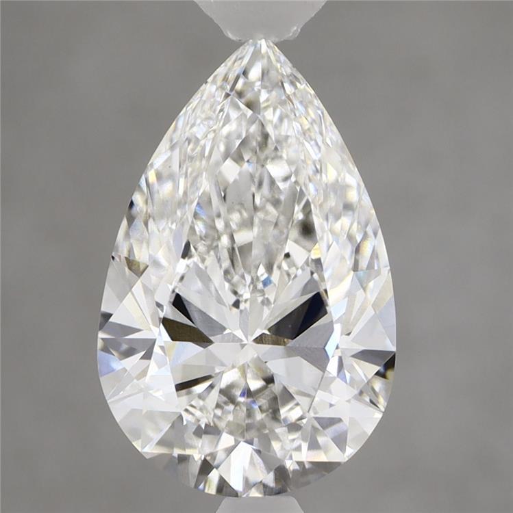 2.82ct Pear F VS1 Lab Created Diamond