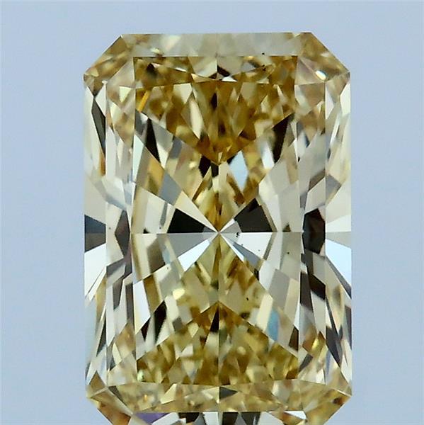 2ct Radiant FANCY INTENSE YELLOW VS1 Lab Created Diamond