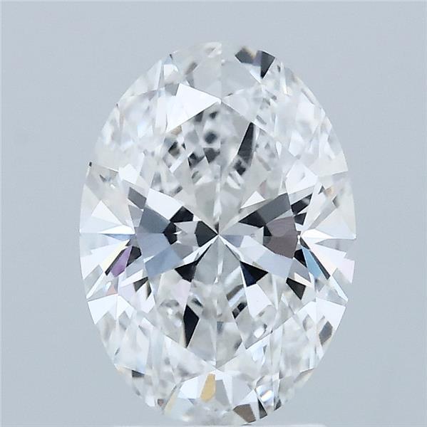 1.86ct Oval E VVS2 Lab Created Diamond