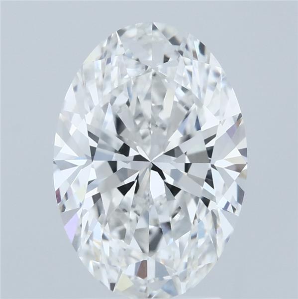 3.01ct Oval E VVS2 Lab Created Diamond