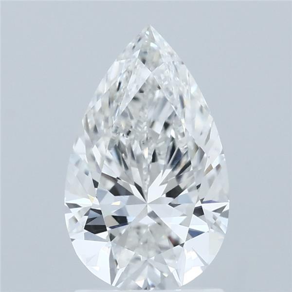 1.7ct Pear F VVS2 Lab Created Diamond