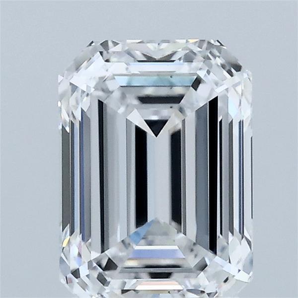 1.6ct Emerald D VS1 Lab Created Diamond