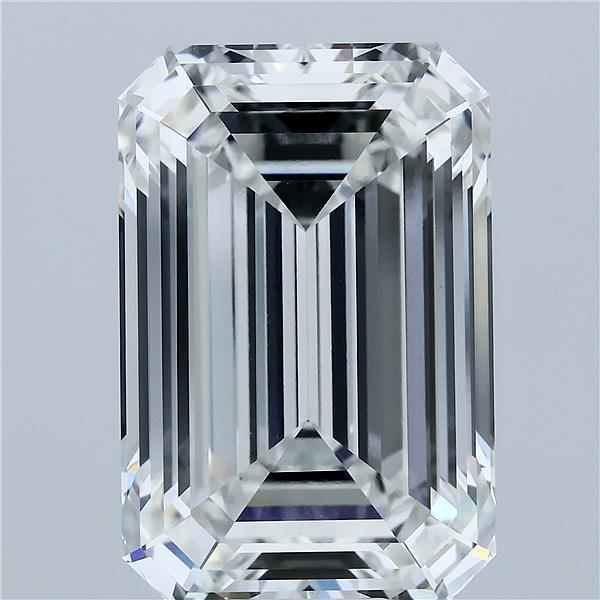 15.54ct Emerald F VVS2 Lab Created Diamond