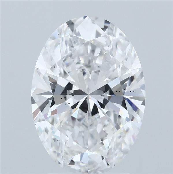 3ct Oval E VS2 Lab Created Diamond