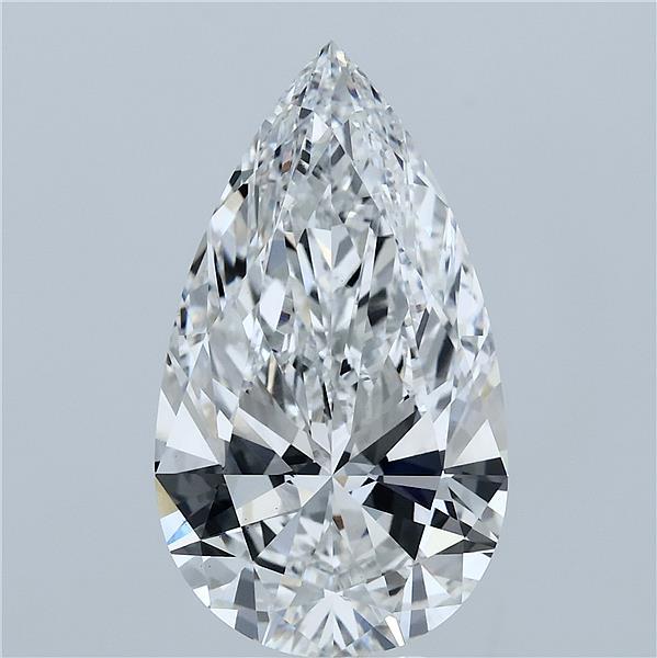 7.01ct Pear F VS1 Lab Created Diamond