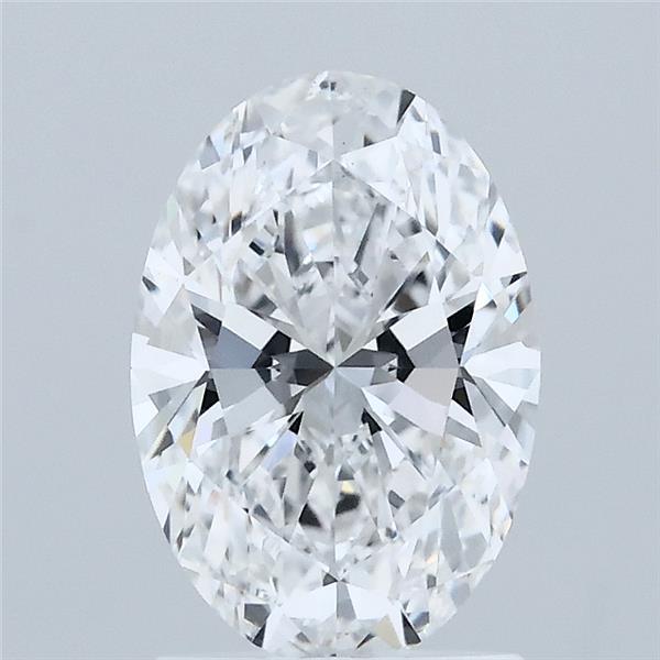 1.6ct Oval D VS1 Lab Created Diamond