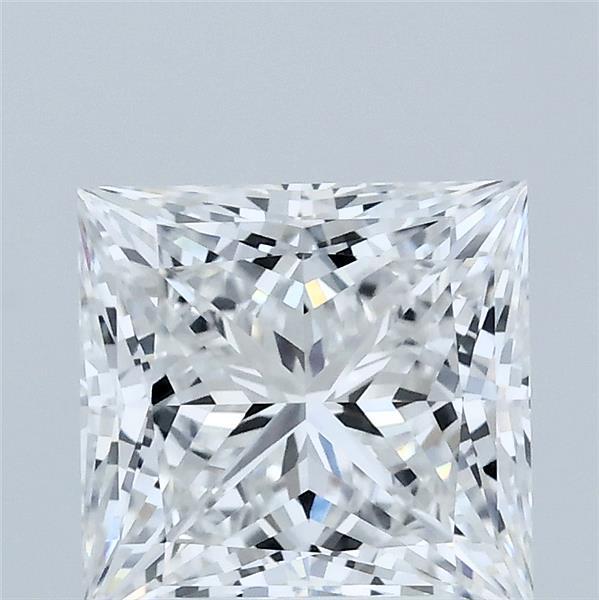 2.58ct Princess E VVS2 Lab Created Diamond
