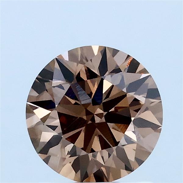 1ct Round FANCY BROWN VVS2 Lab Created Diamond