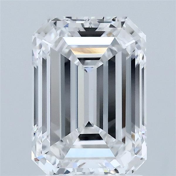 2ct Emerald D VVS2 Lab Created Diamond