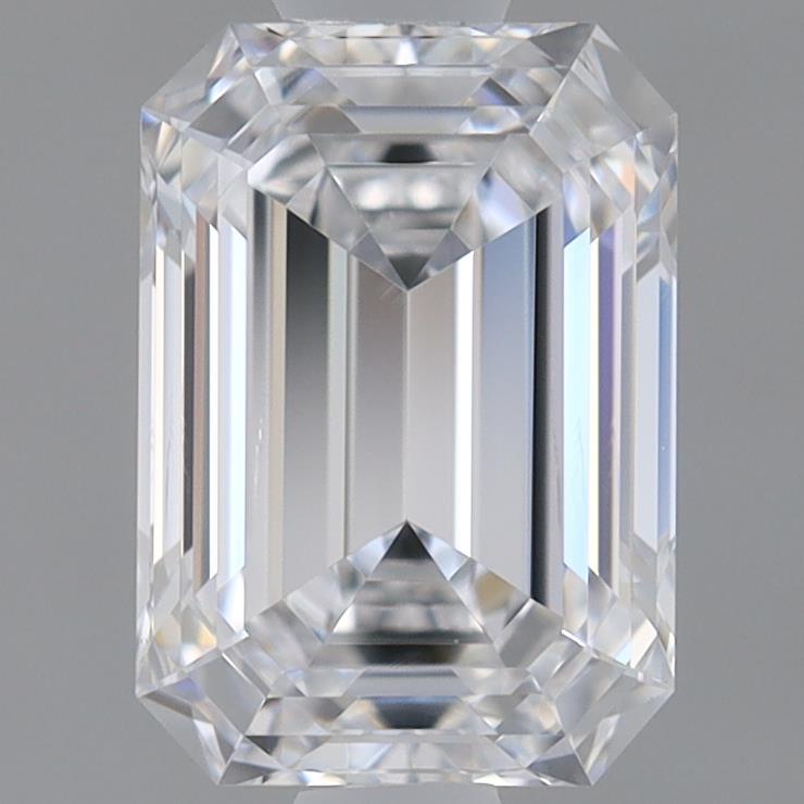 0.96ct Emerald D VS2 Lab Created Diamond