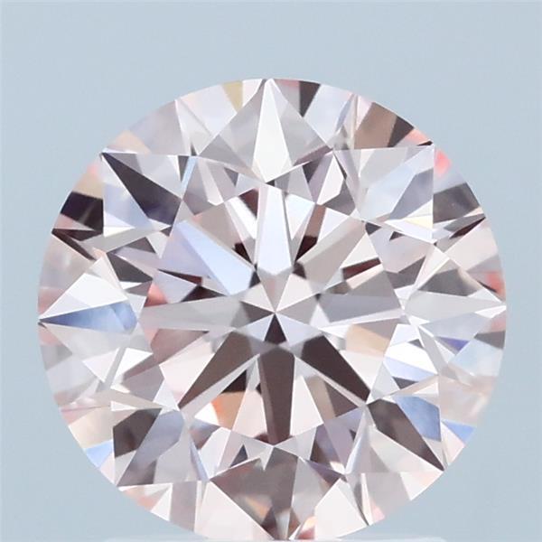 2ct Round FANCY INTENSE PINK VVS2 Lab Created Diamond