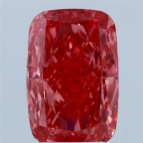 3.08ct Cushion FANCY VIVID PINK VS2 Lab Created Diamond