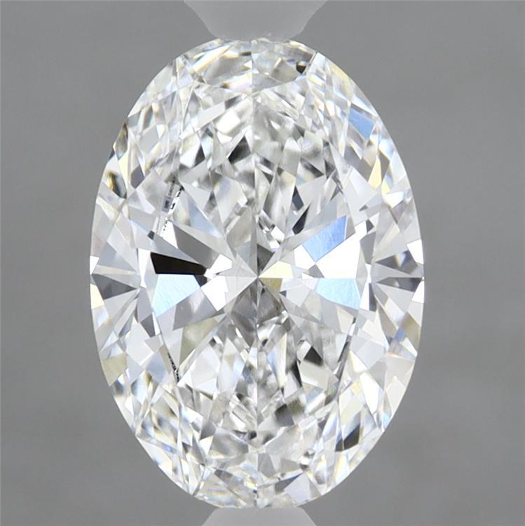 1.9ct Oval D VVS2 Lab Created Diamond