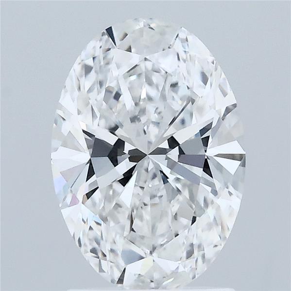 1.72ct Oval D VVS2 Lab Created Diamond