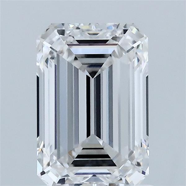 1.6ct Emerald E IF Lab Created Diamond