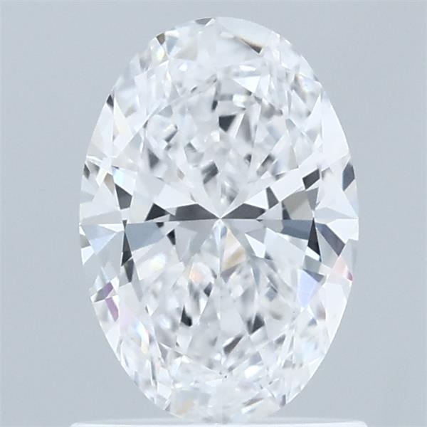 0.97ct Oval D VVS2 Lab Created Diamond