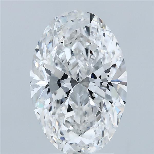 3.06ct Oval E VVS2 Lab Created Diamond