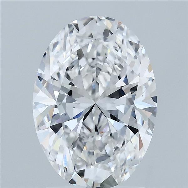 2.03ct Oval D VS2 Lab Created Diamond