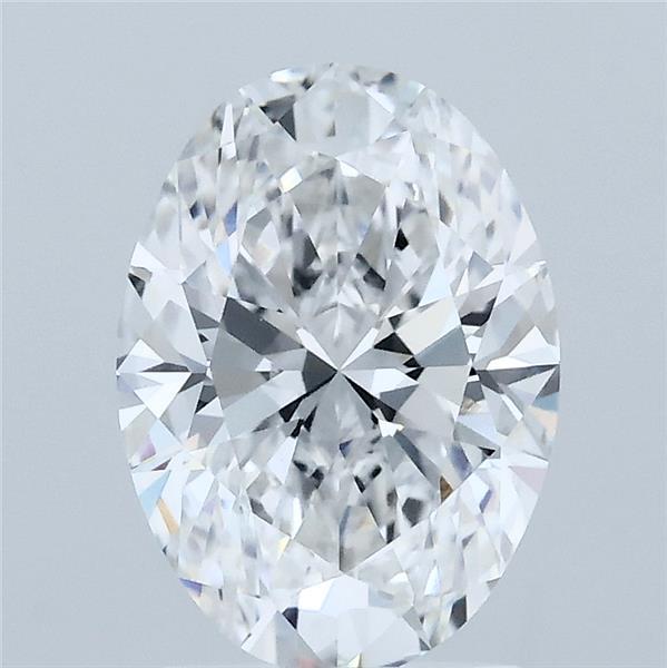 2.06ct Oval D VVS2 Lab Created Diamond
