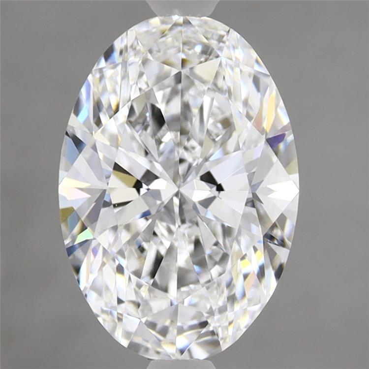 2.08ct Oval D VVS2 Lab Created Diamond