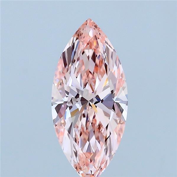 1.07ct Marquise FANCY INTENSE PINK VVS2 Lab Created Diamond